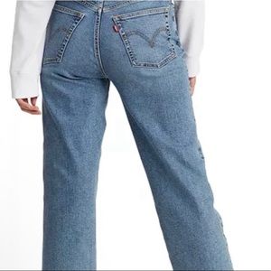 Levi ribcage straight denim S40197